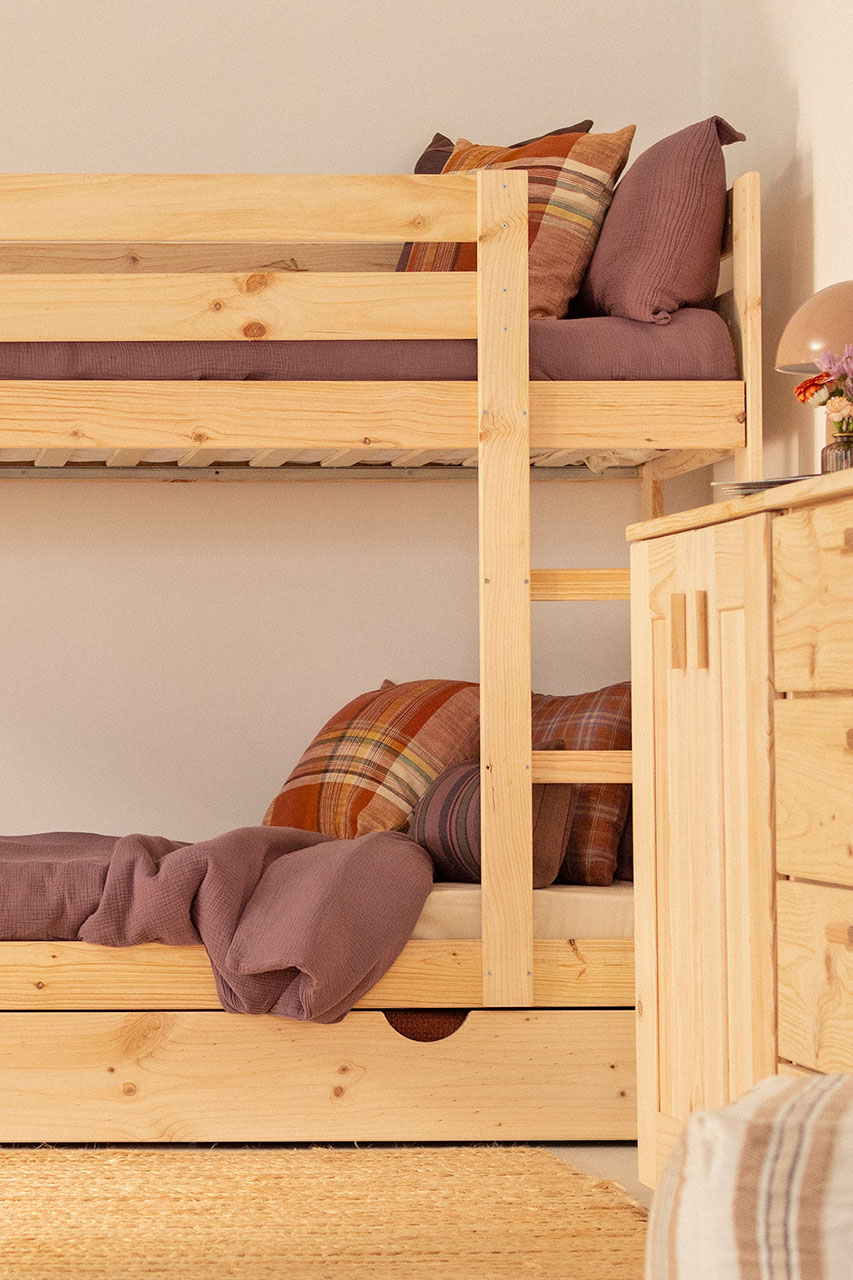 Imagen de ambiente 5 para:Cama de arrastre nido de madera maciza de pino